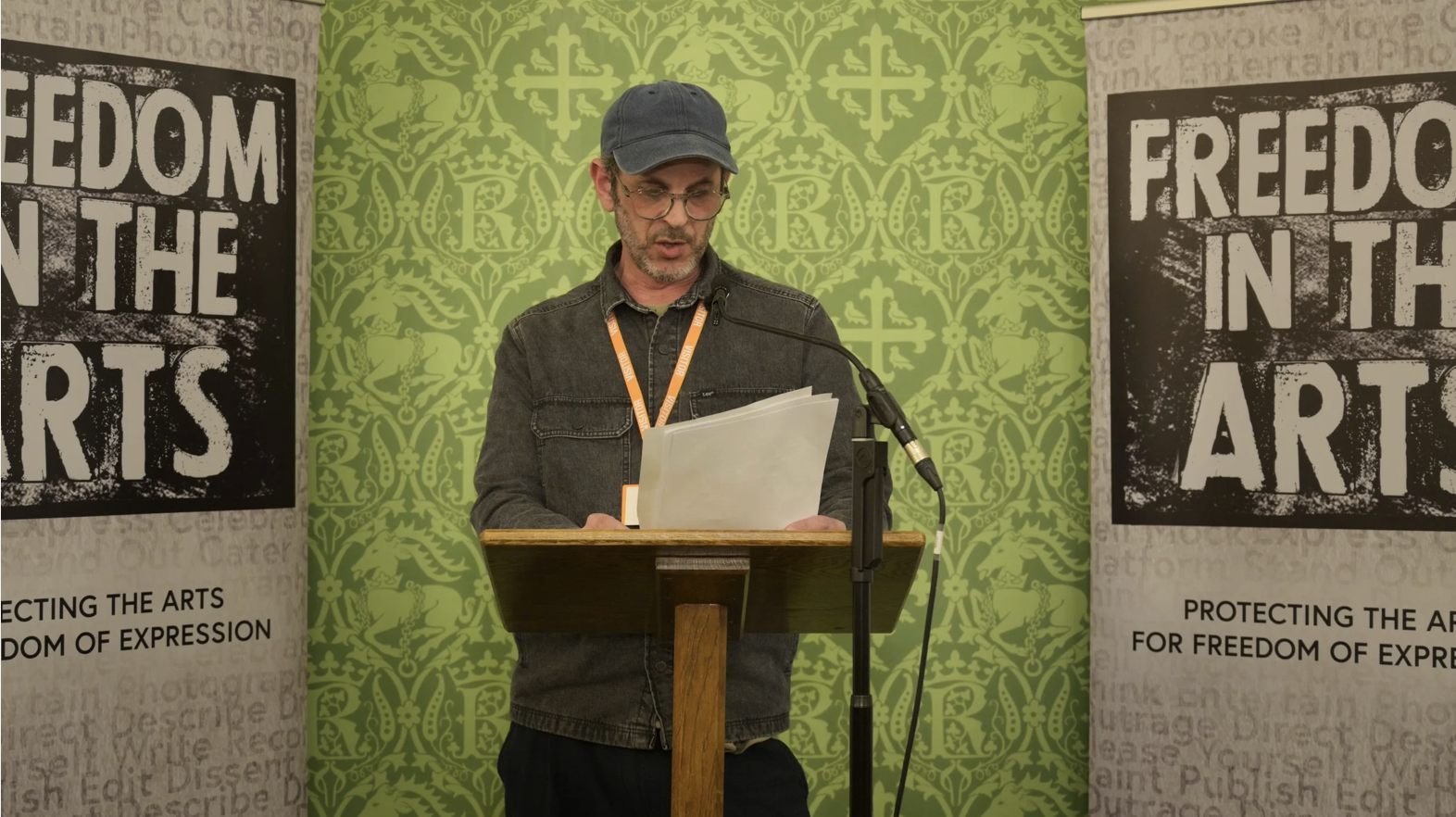 Josh Breslaw speaking at the Westminster launch of The New Boycott Crisis.