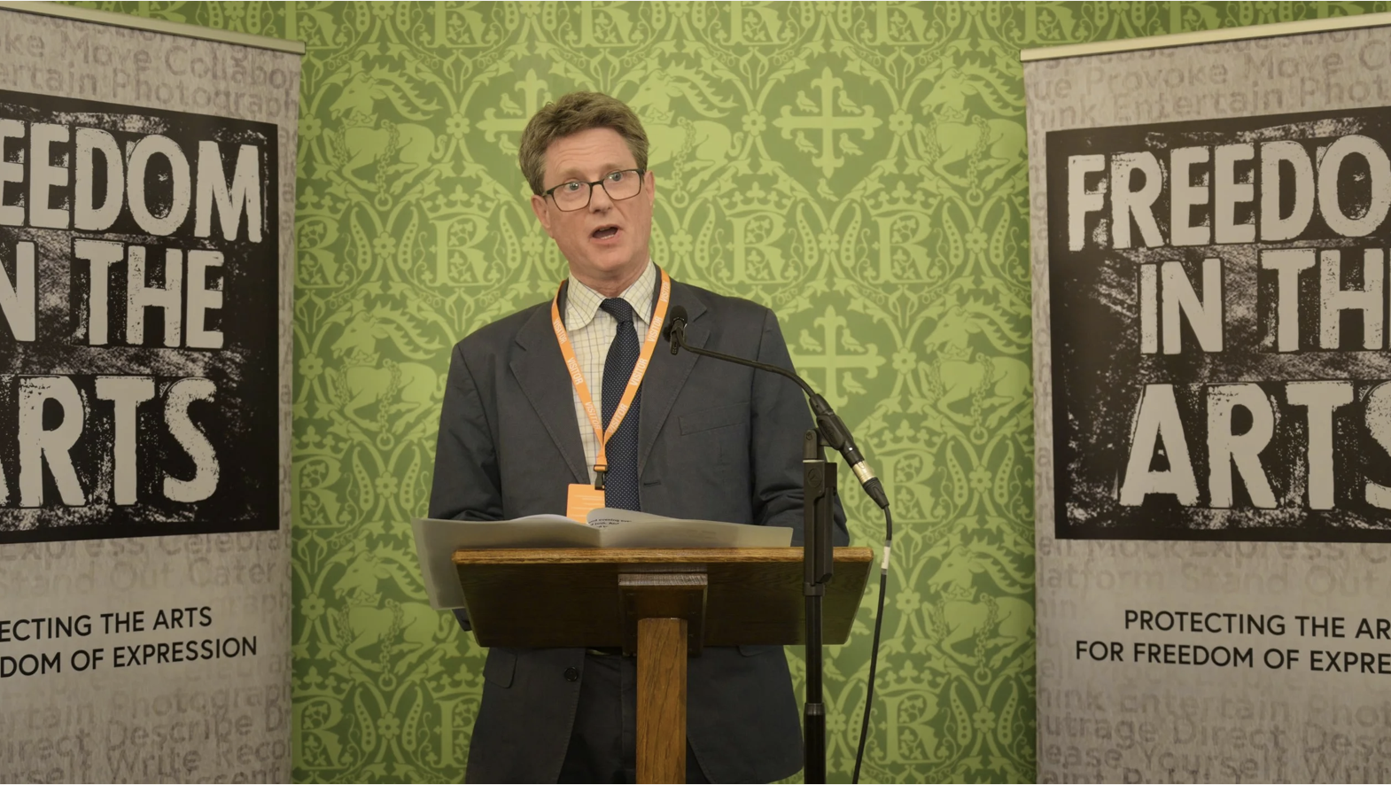 Mark Tughan speaking at the Westminster launch of The New Boycott Crisis.